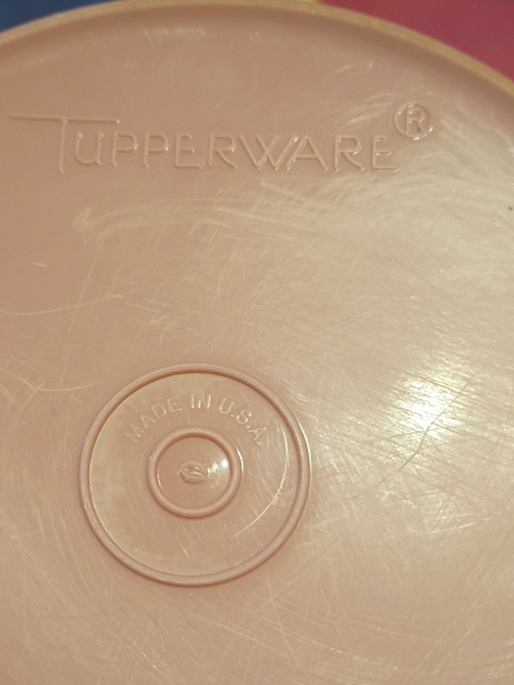Tupperware Three Dusty Rose Nesting Storage Canister Set - Picture 6 of 6
